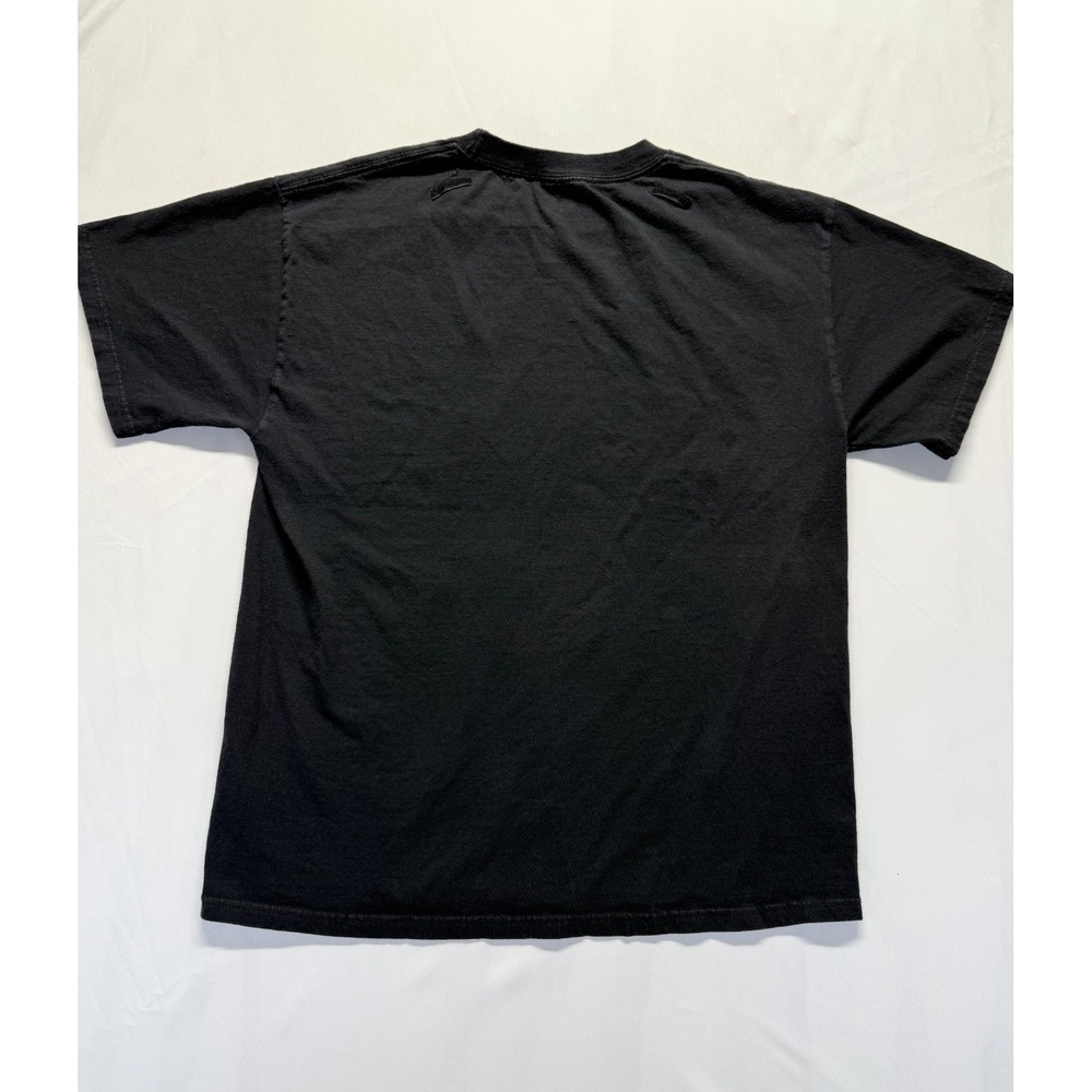 Batman T Shirt Mens Large Black Cotton Superhero Bat Signal DC Comics Graphic - Picture 5 of 6